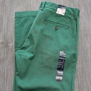 Men’s J Crew 34x32 Straight Green Pants (new with tags and smoke free home)